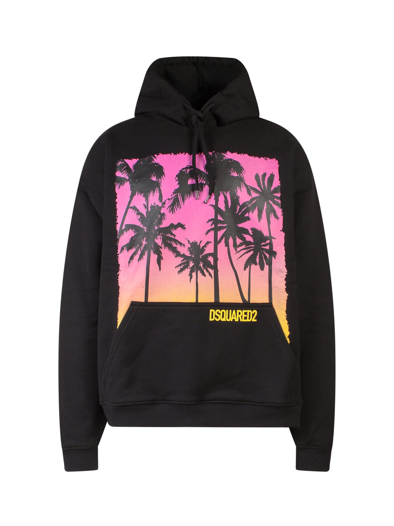 Dsquared2 Dsquared Men Sunrise Print Sweatshirt In Black