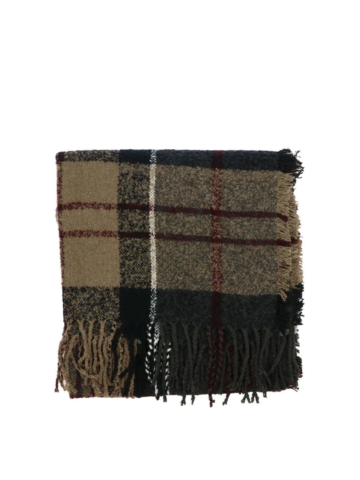 Barbour Check Pattern Scarf