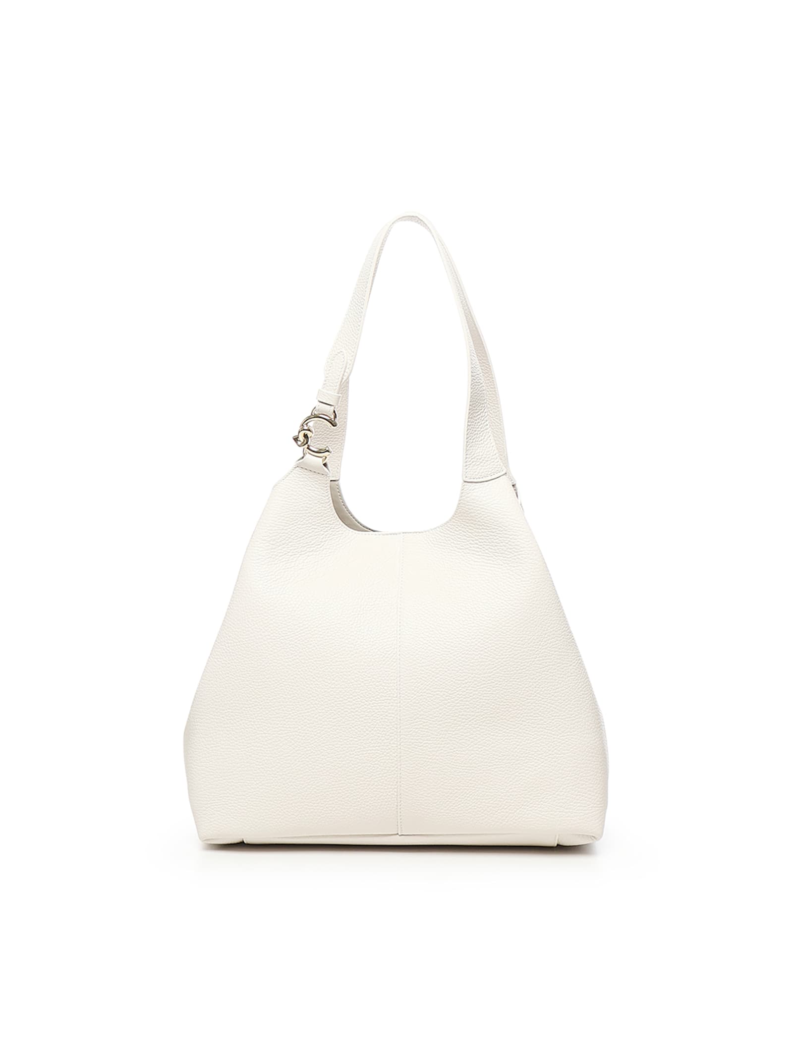 Coccinelle Easy Hobo Bag In Grained Leather