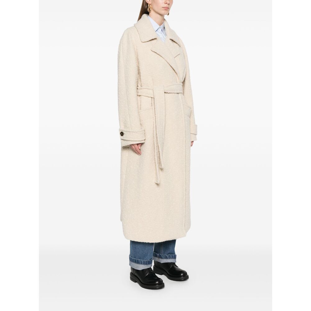 Herno Coat In Neutral