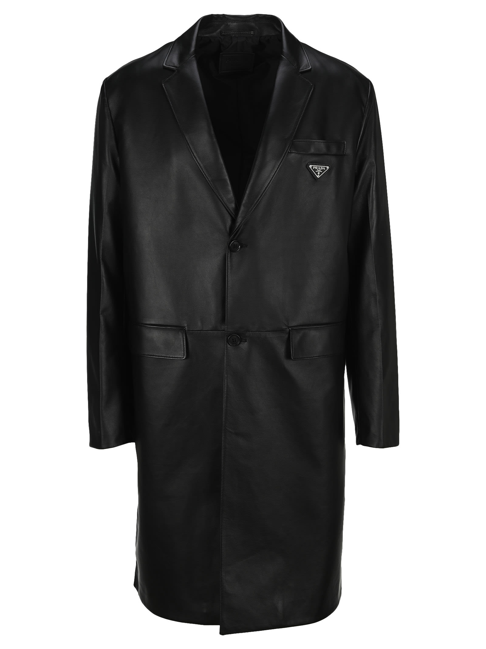 Prada Nappa Leather Coat