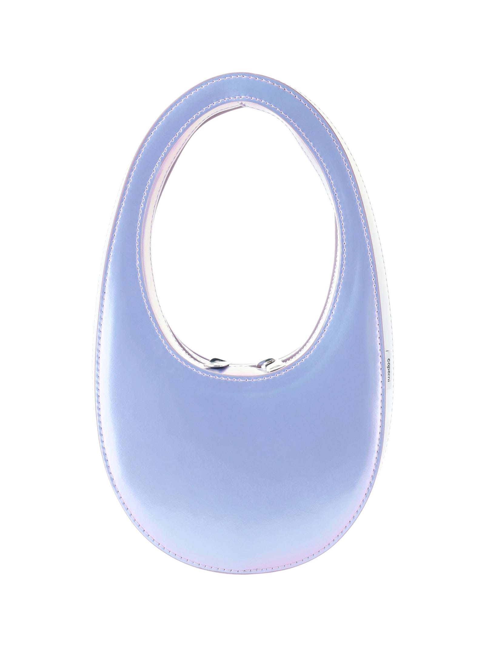 Coperni Pearlised Mini Swipe Bag In Blue
