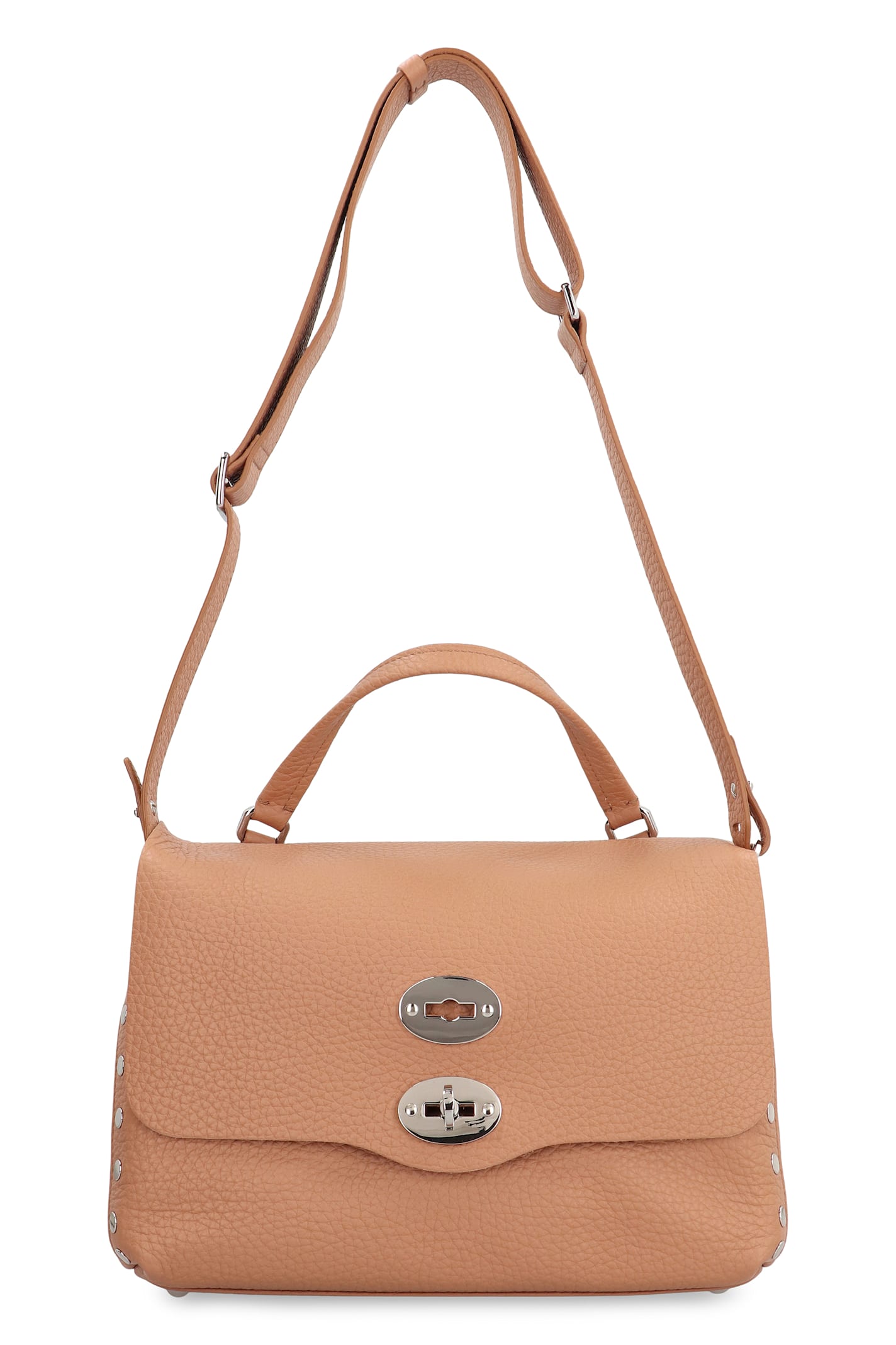 Zanellato Postina Daily Baby Leather Bag In Brown