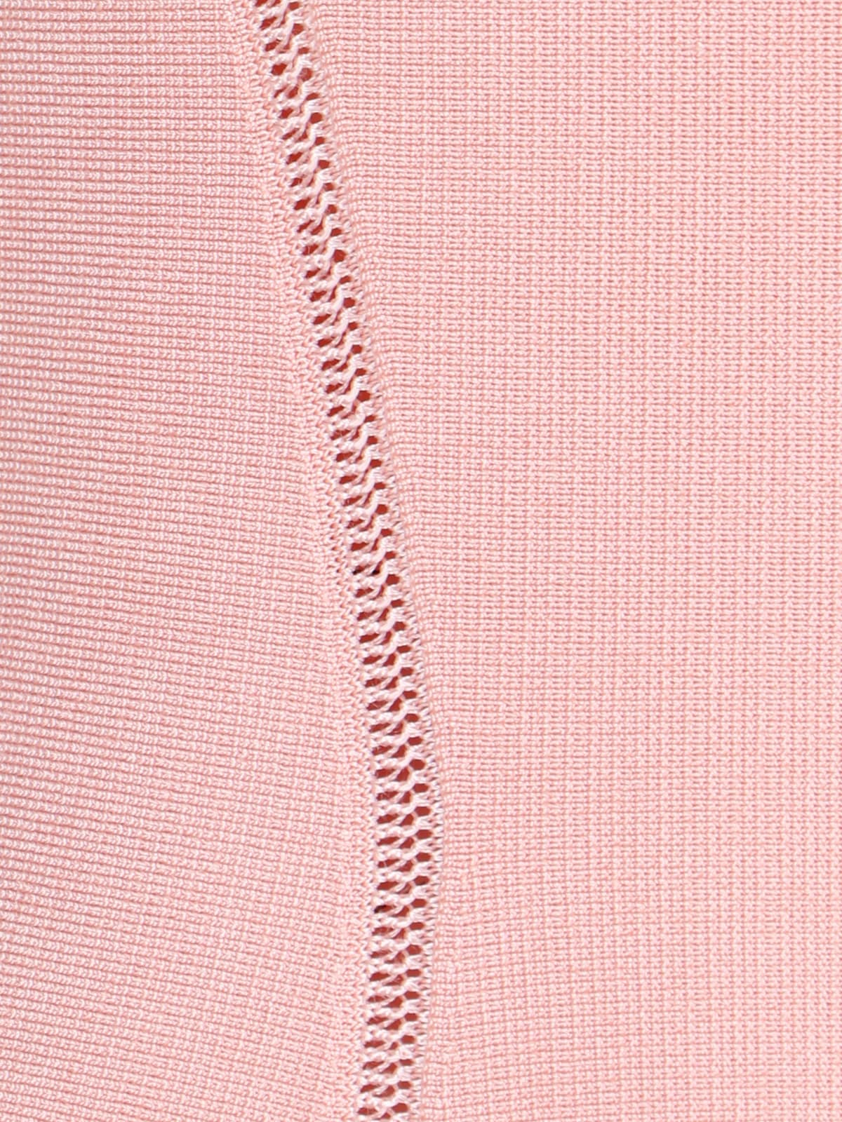 Shop Zimmermann Knit Mini Dress In Pink