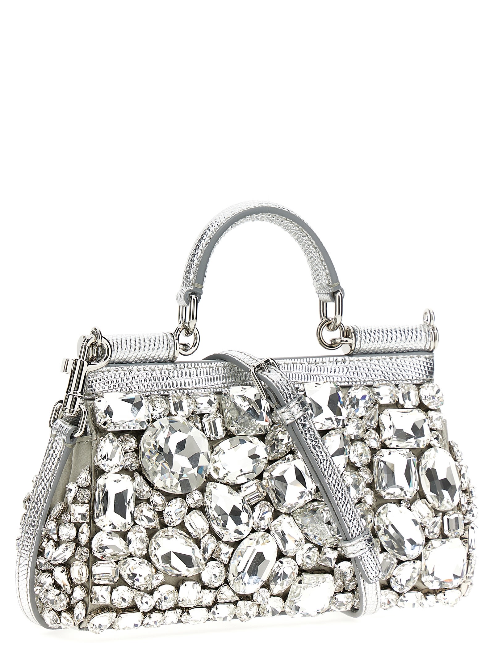 Dolce & Gabbana 'sicily' Small Handbag in Gray
