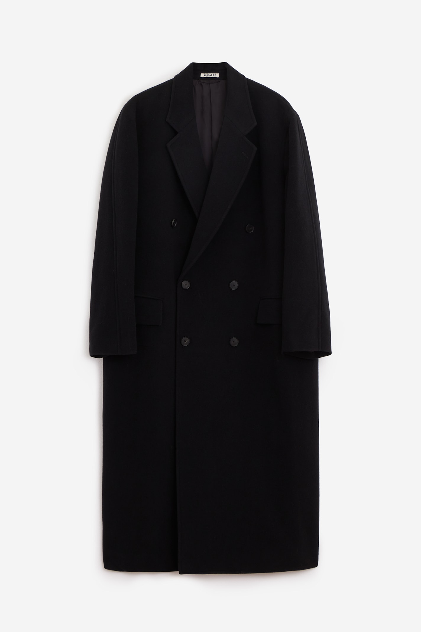 ジャケット・アウター 24AW AURALEE MOSSER CHESTERFIELD COAT Wool Mosser Chesterfield Coat in Black