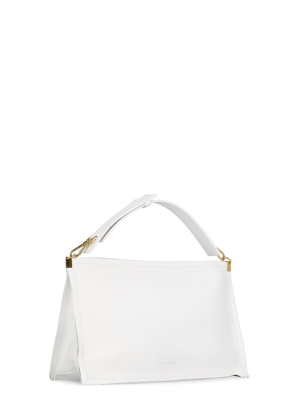 Shop Coccinelle Snip Shoulder Bag In White