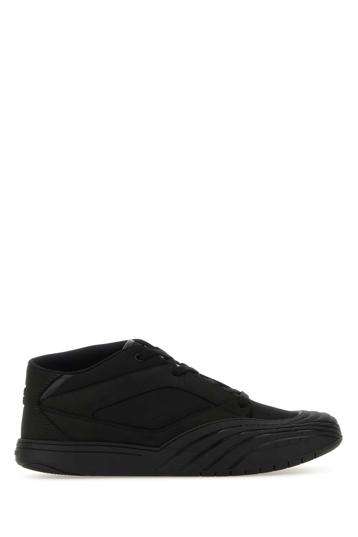 Givenchy Black Fabric And Leather Skate Sneakers