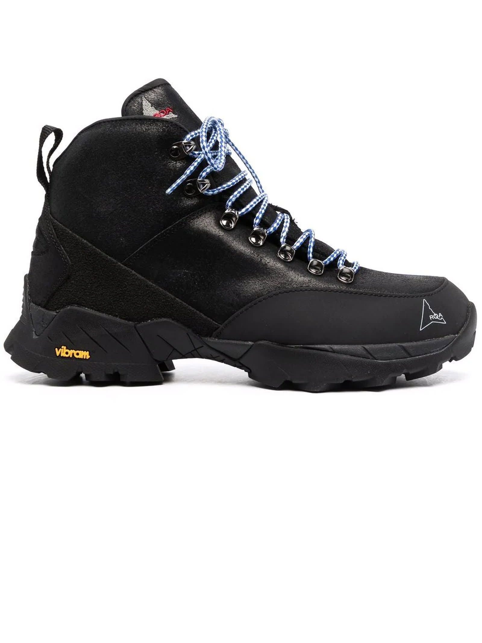 ROA Black Andreas Leather Hiking Boots