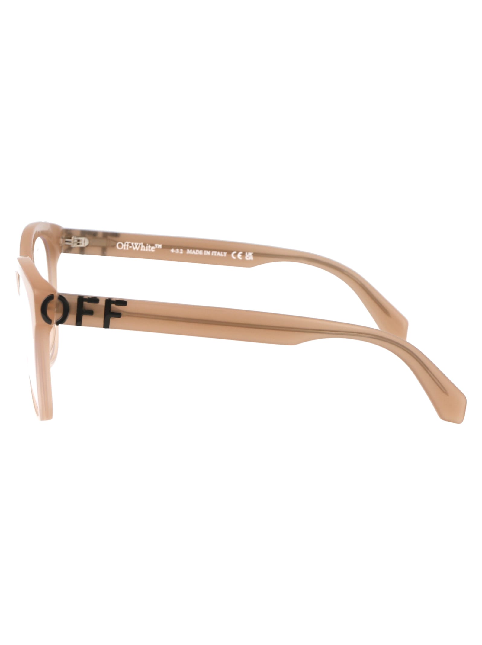 Shop Off-white Optical Style 69 Glasses In 6100 Beige