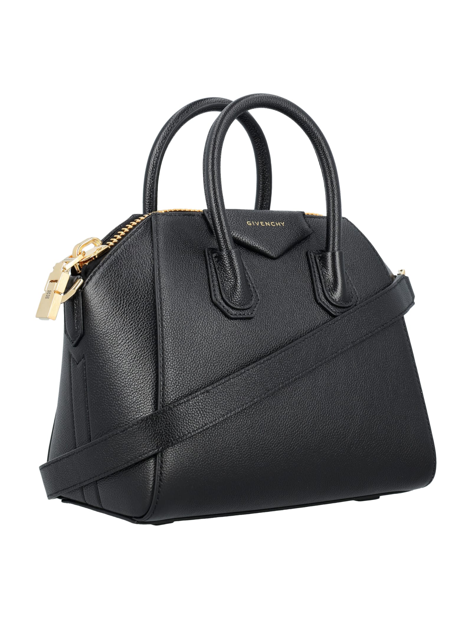 Shop Givenchy Antigona Mini Bag In Black