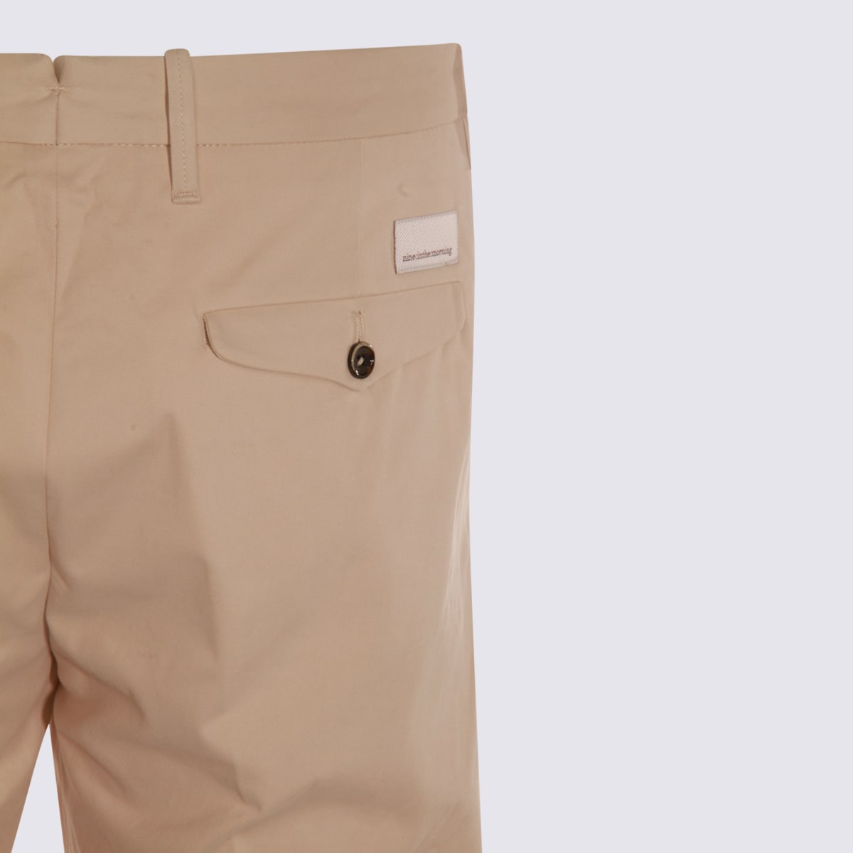 Nine In The Morning Straight-leg Trousers In Neutral