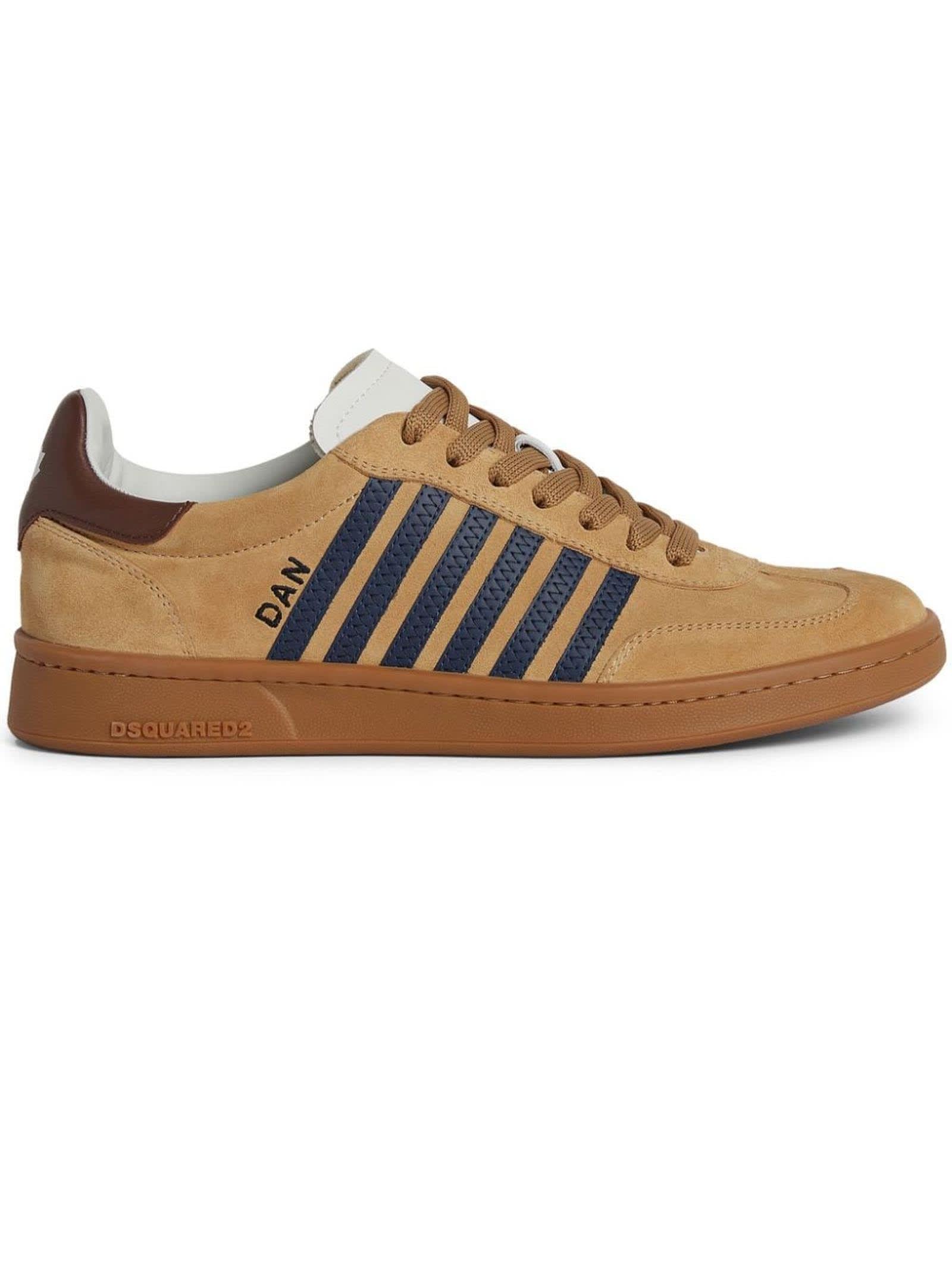 Shop Dsquared2 Sneakers Beige