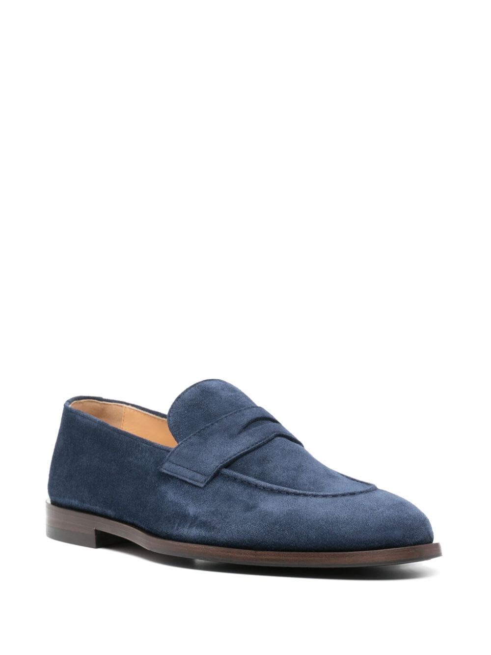 Shop Brunello Cucinelli Loafers In Midnight Blue