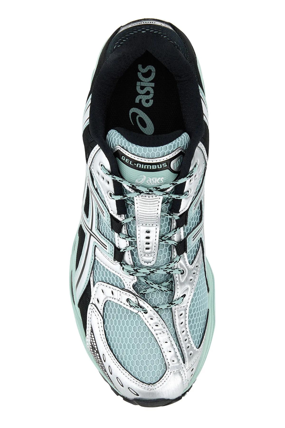 Shop Asics Multicolor Mesh And Rubber Gel-nimbus 10.1 Sneakers In Ocean Haze/pure Silver