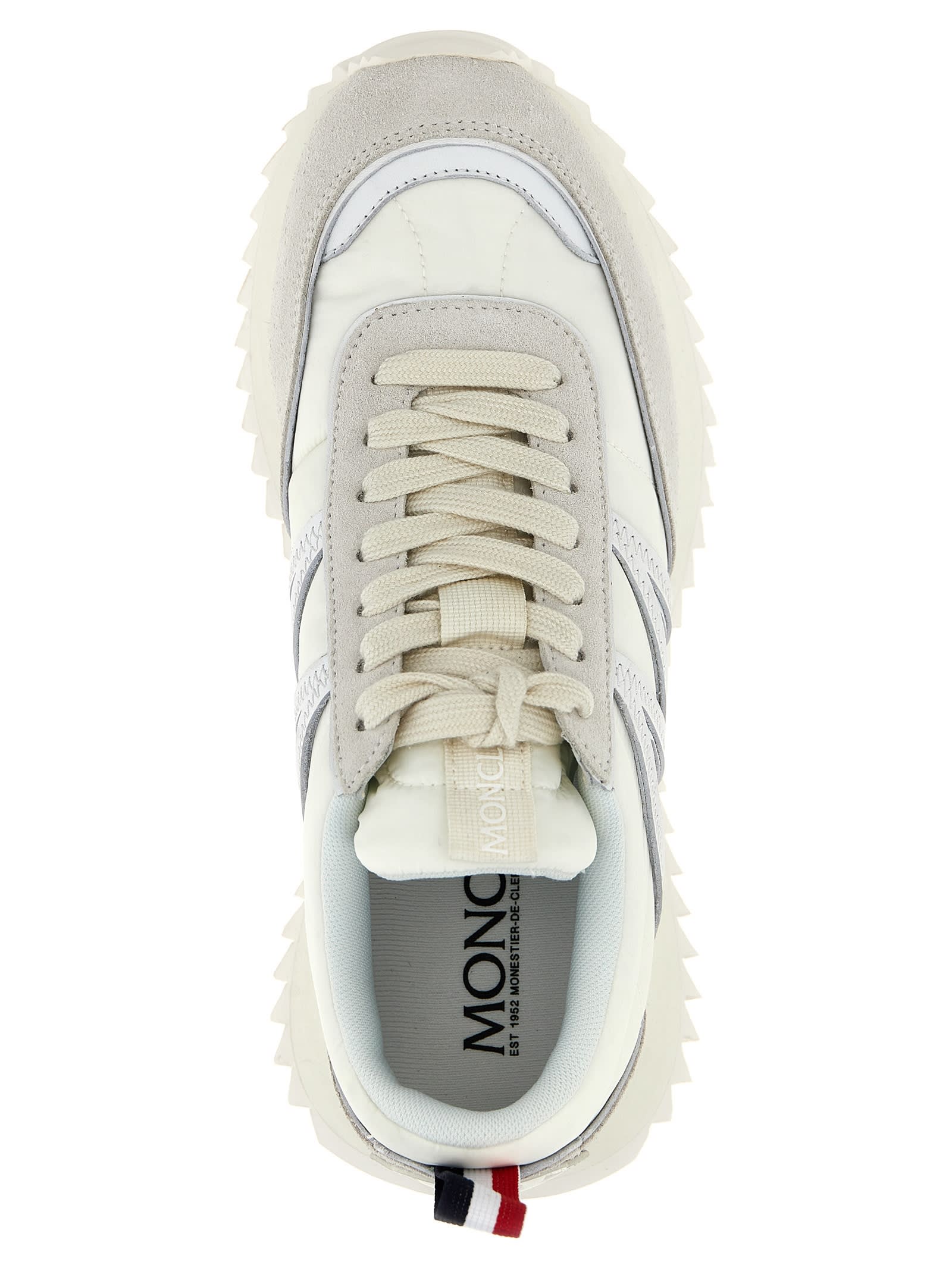 Shop Moncler Pacey Sneakers In White