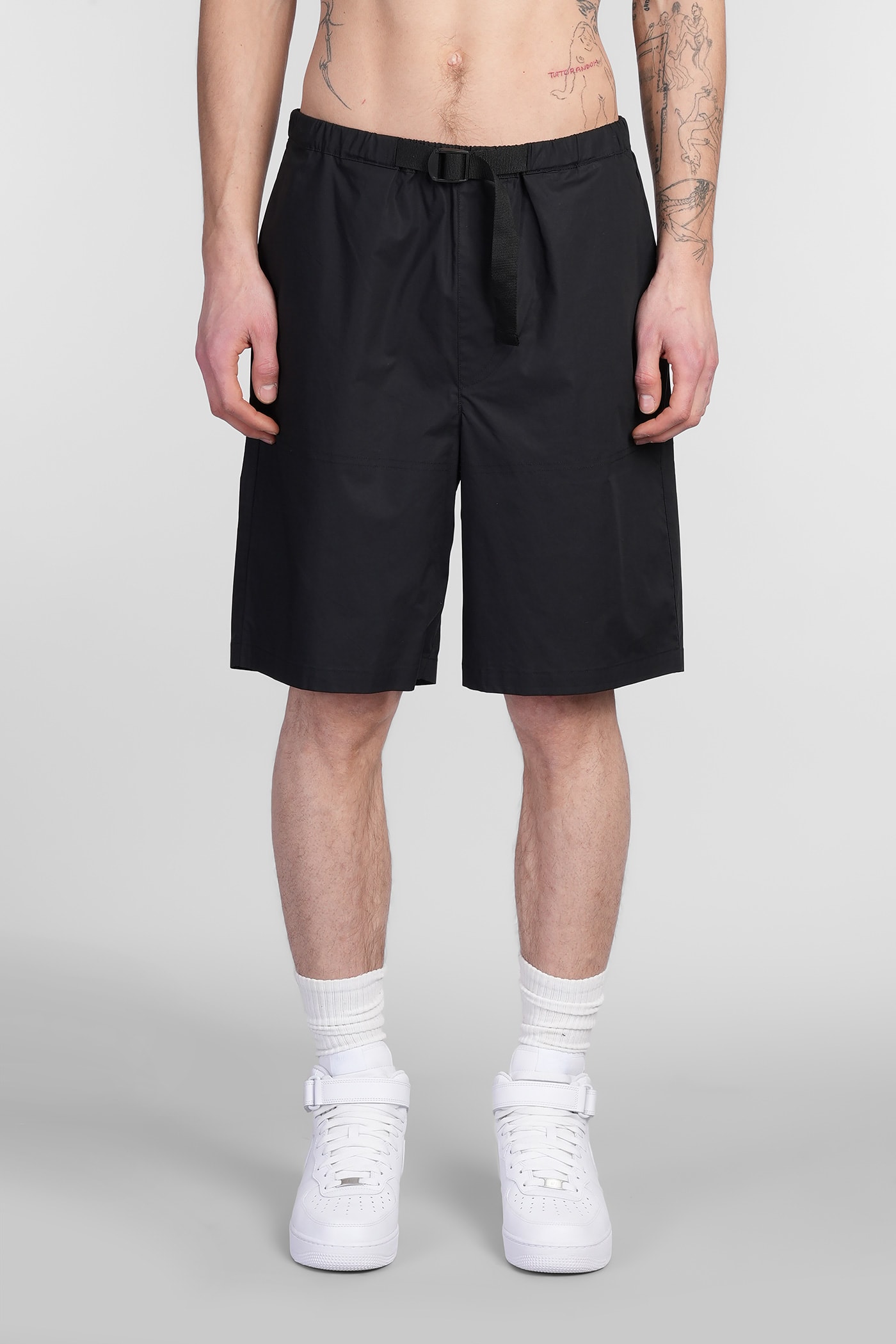 Shorts In Black Cotton