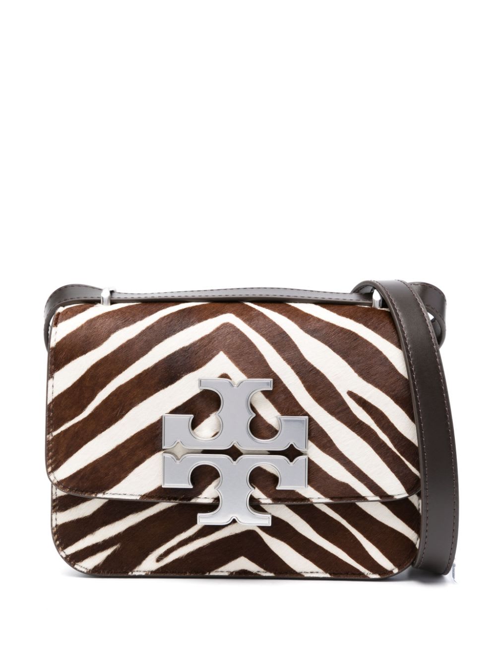 Buy Tory Burch Eleanor Shoulder Bag with Leather Strap, Brown Color Women