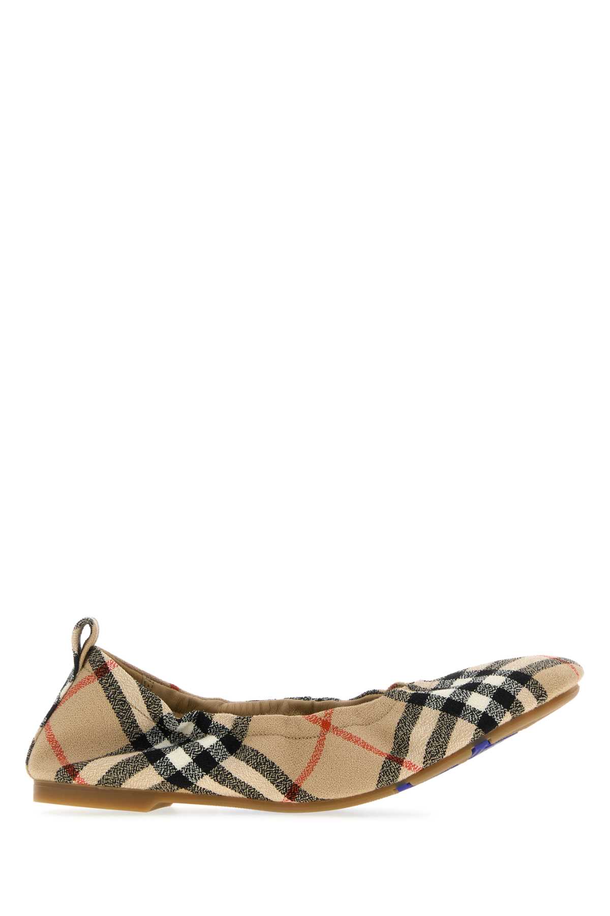 Burberry Embroidered Fabric Ballerinas