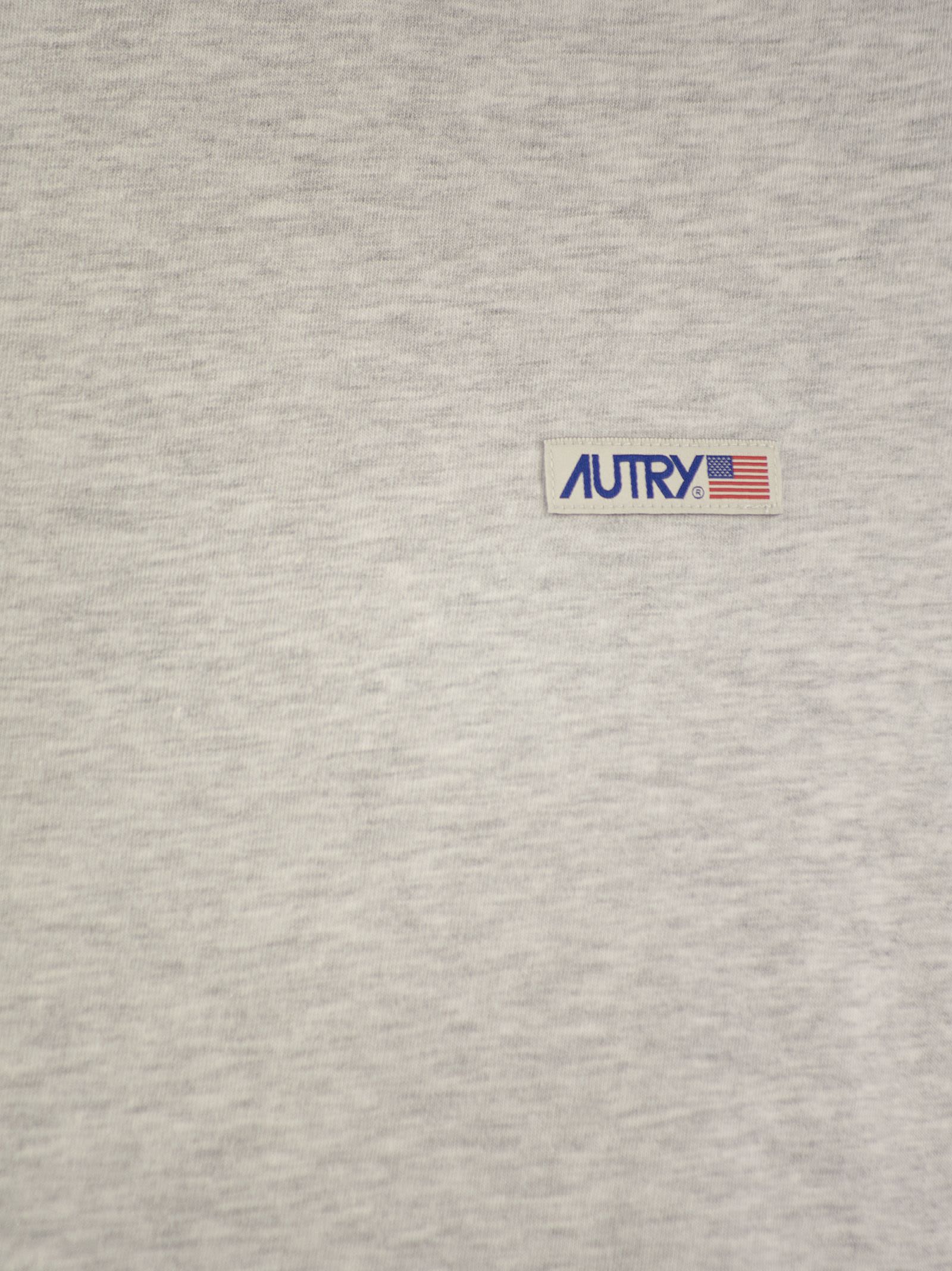 Shop Autry T-shirt In Grey