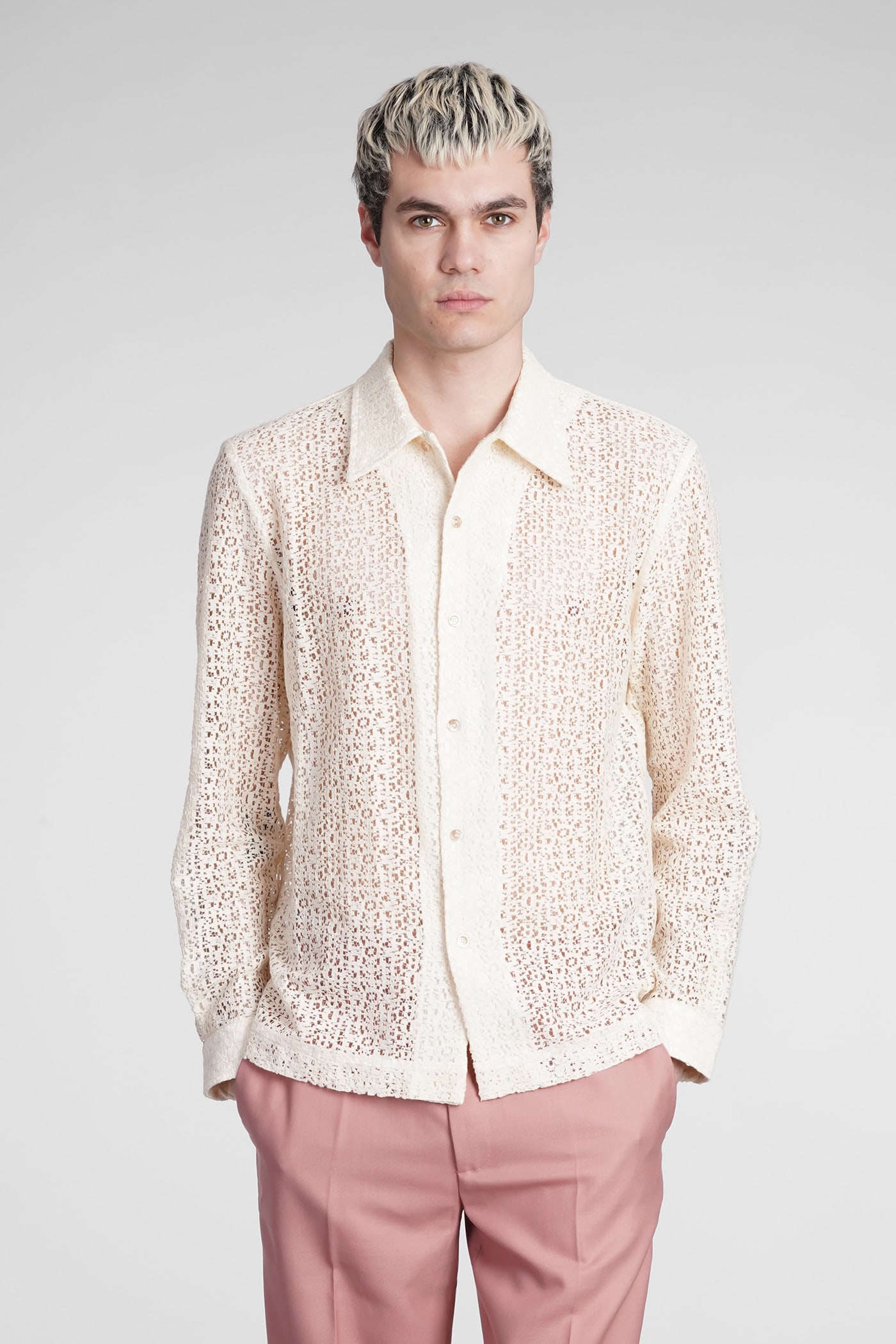 Séfr Shirt In White Cotton | Smart Closet