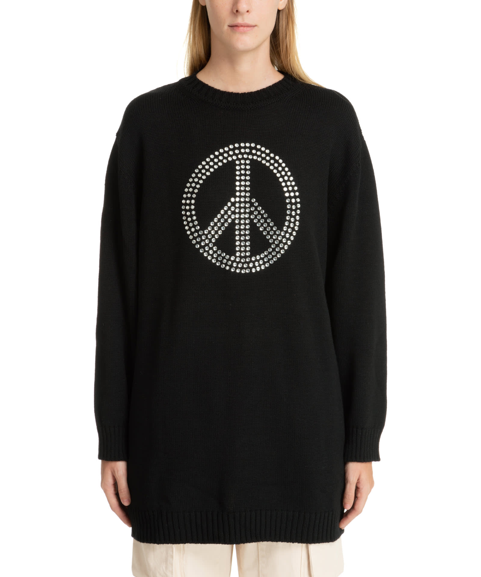 Shop M05ch1n0 Jeans Peace Wool Sweater