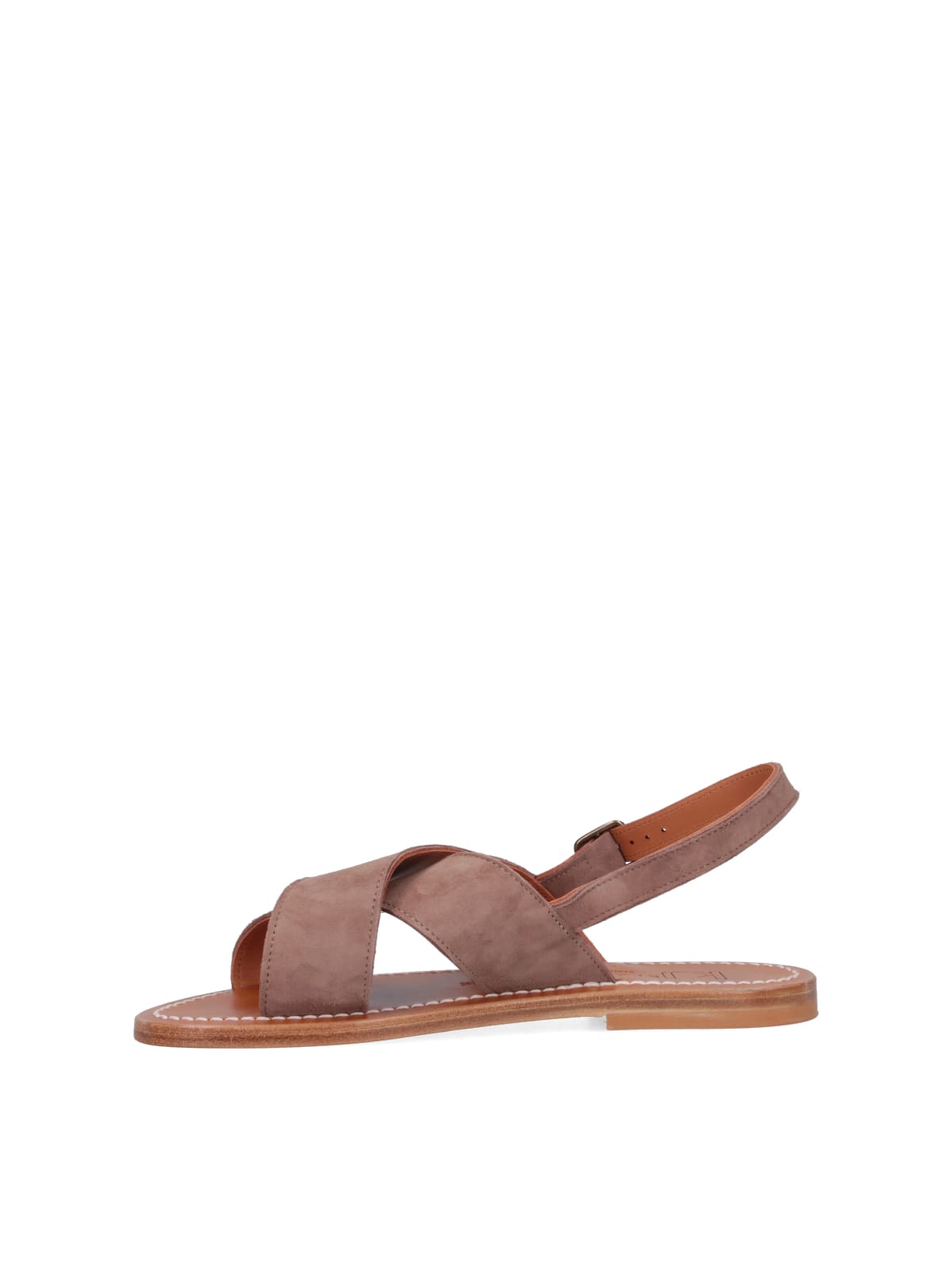 Shop Kjacques Osorno Sandals In Taupe