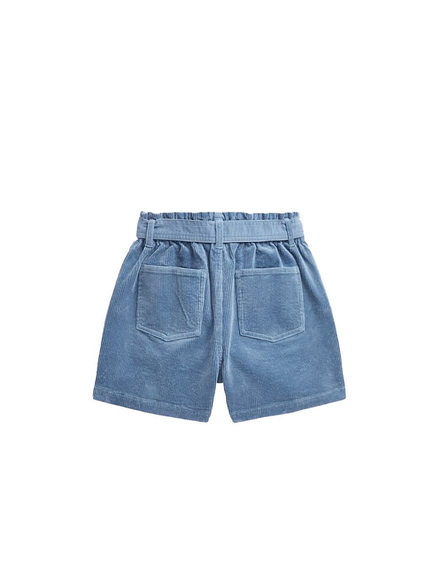 Polo Ralph Lauren Paperbag Shorts Flat Front In Denim