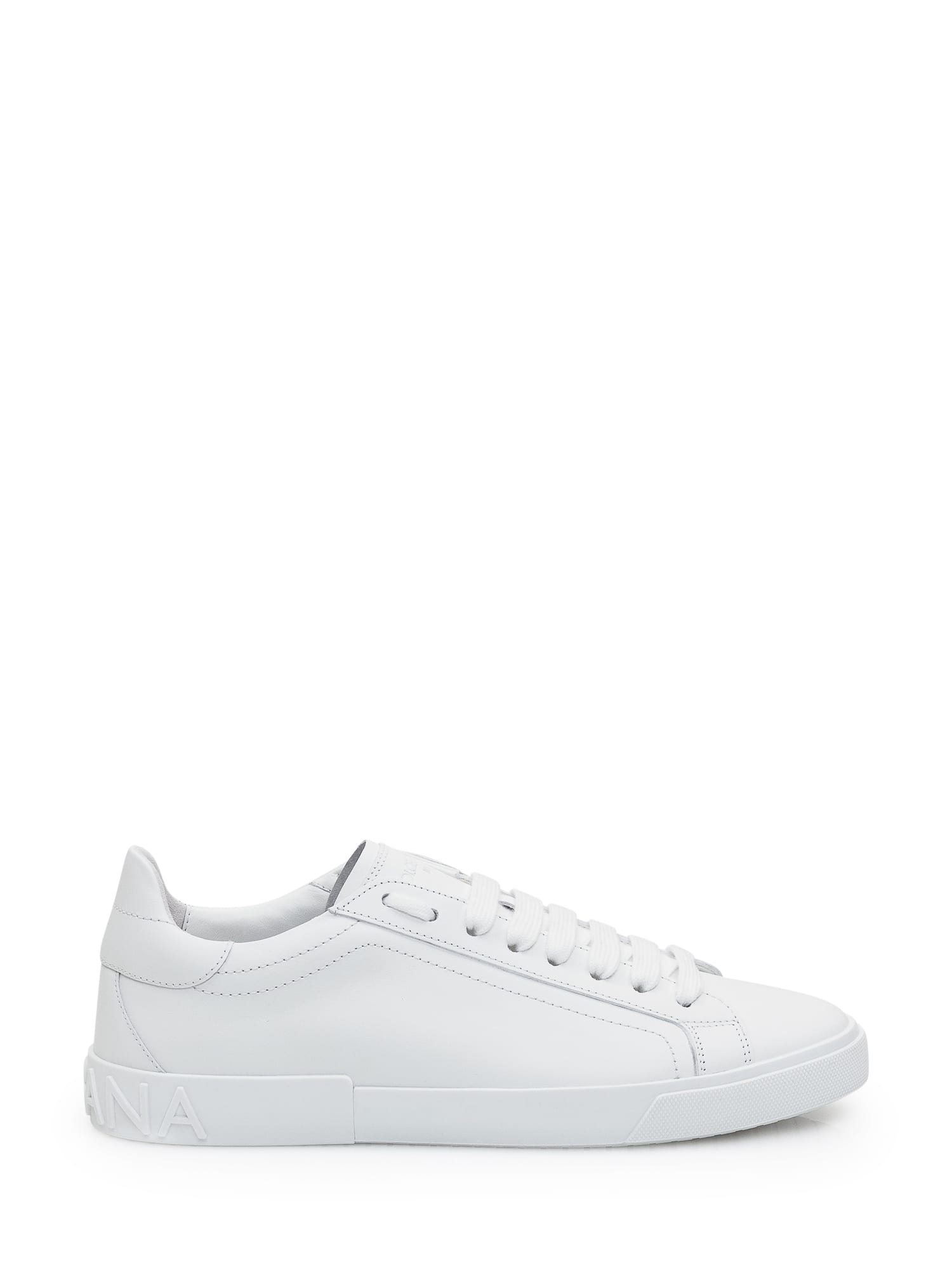 Shop Dolce & Gabbana Low Sneakers In Bianco Ottico