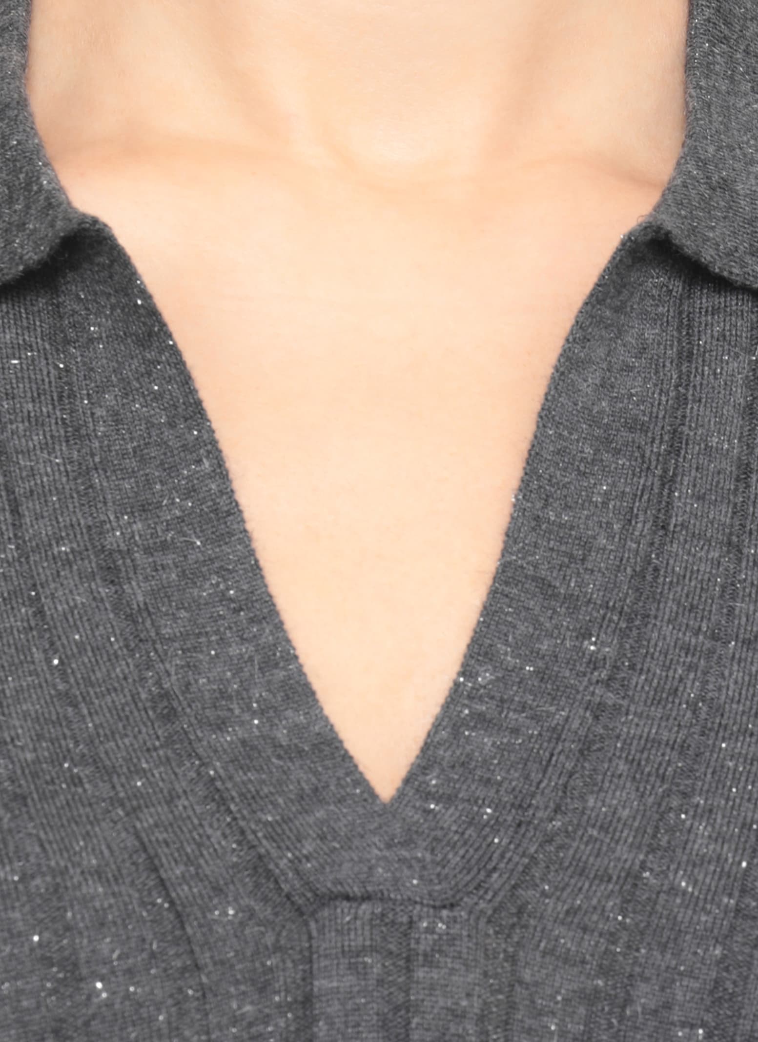 Peserico Wool Sweater In Gray