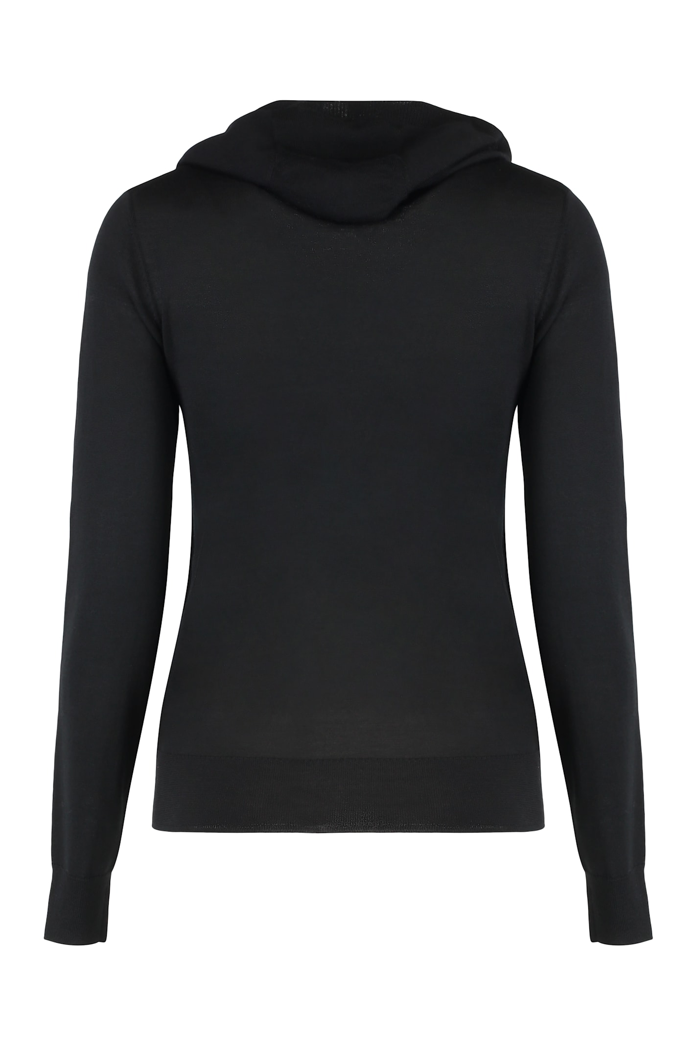 P.a.r.o.s.h Parosh Linfa Knitted Hoodie In Black