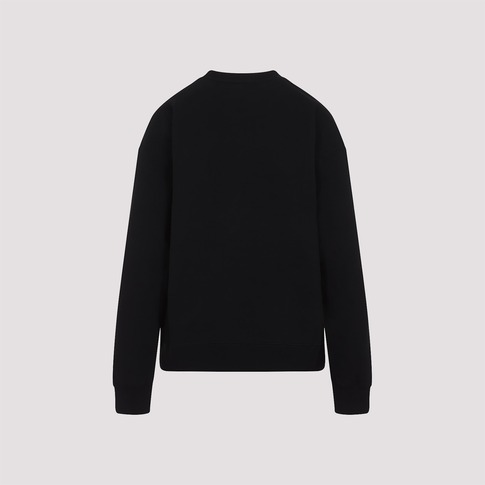 Jil Sander Logo-print Long-sleeved Sweatshirt In Black