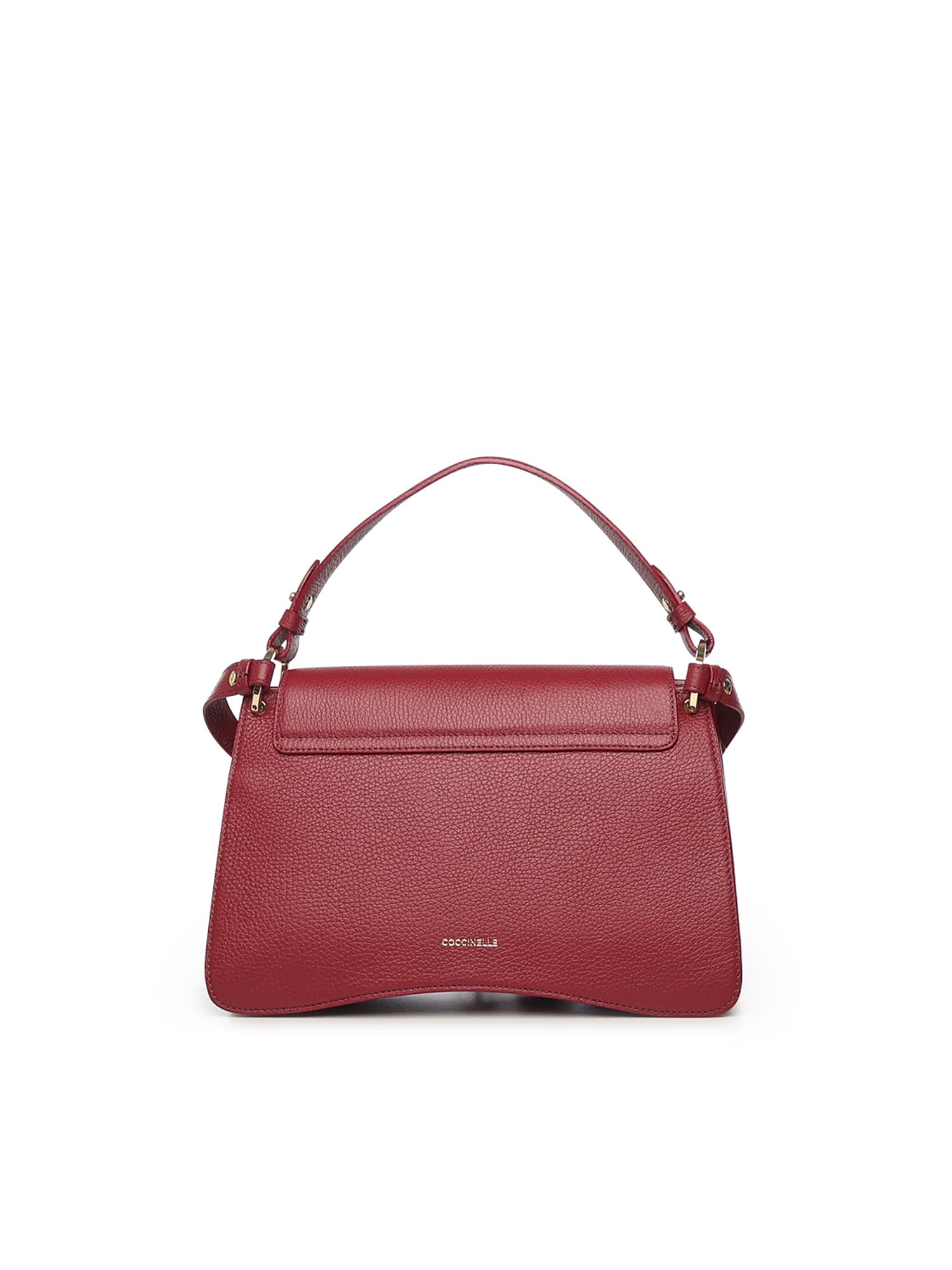 Coccinelle Red Leather Women Handbag In Red