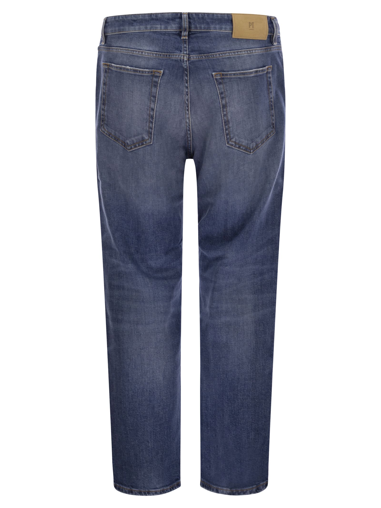 Pt Torino Rebel- Straight-leg Jeans In Blue