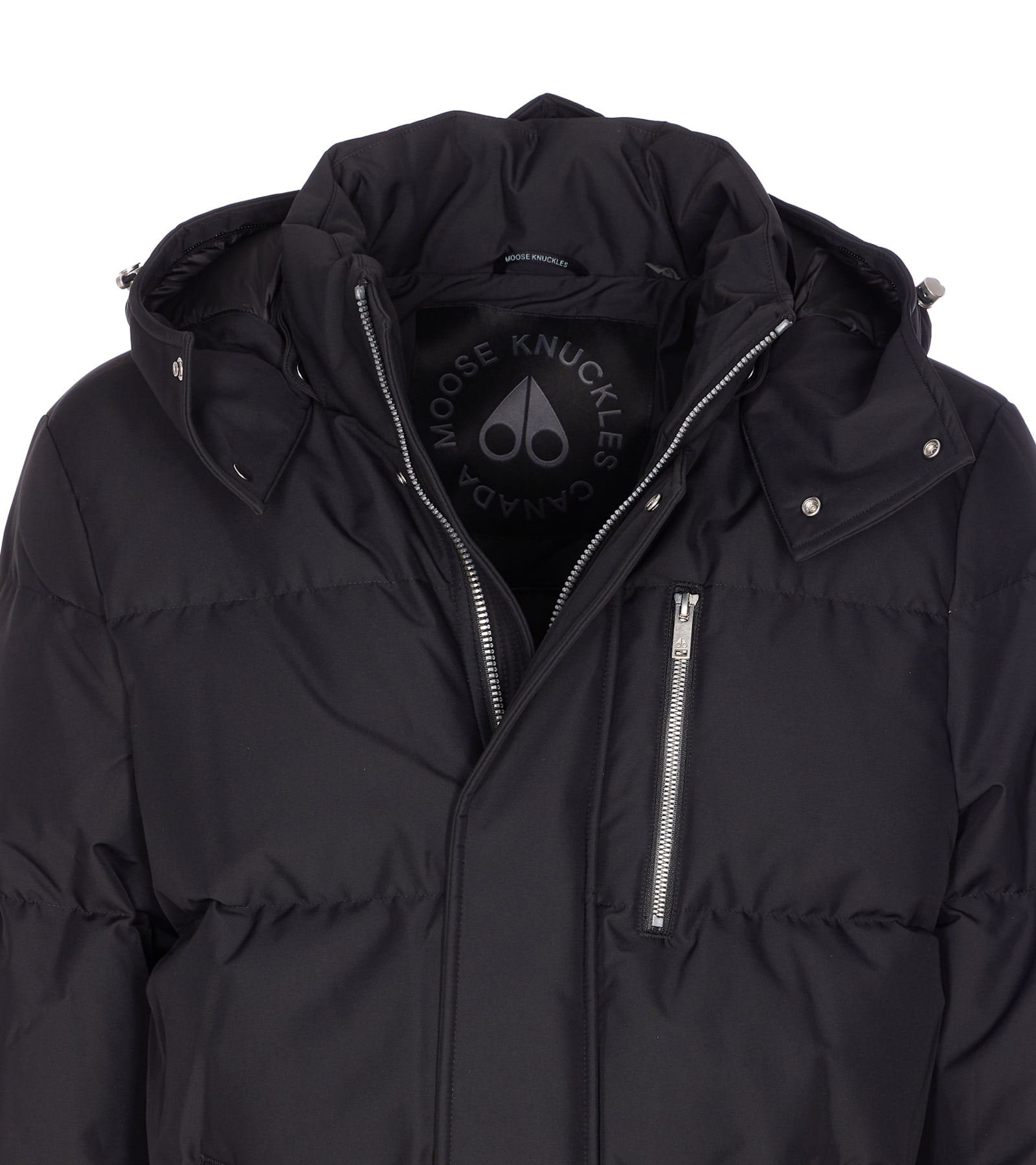 Moose Knuckles Cloud 3q Down Jacket In Blue