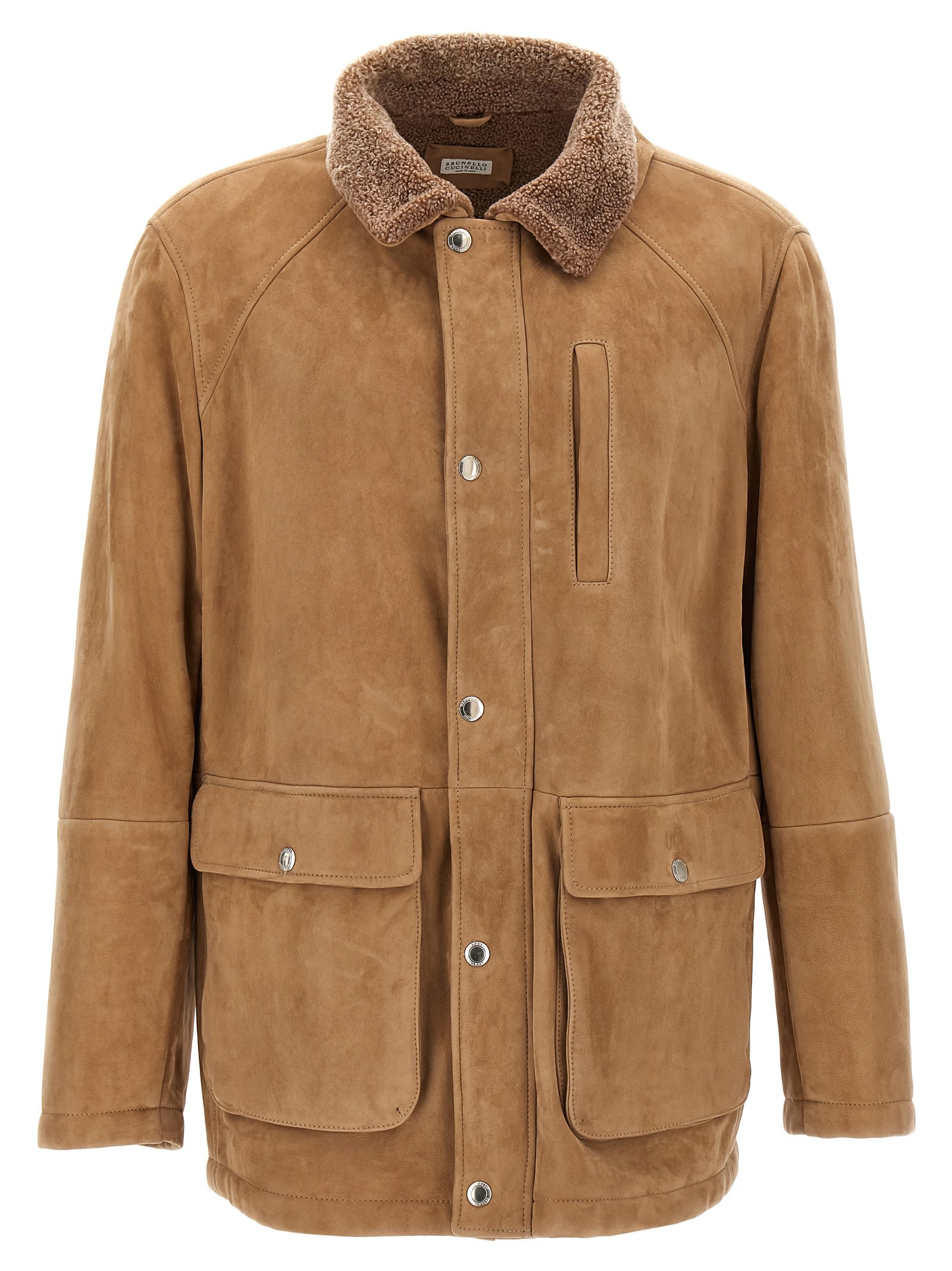 Single-breasted Sheepskin Jacket