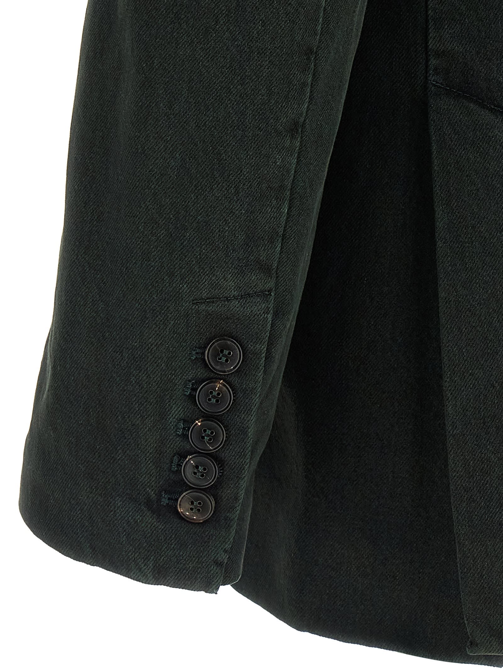 Dries Van Noten Befya Blazer In Green