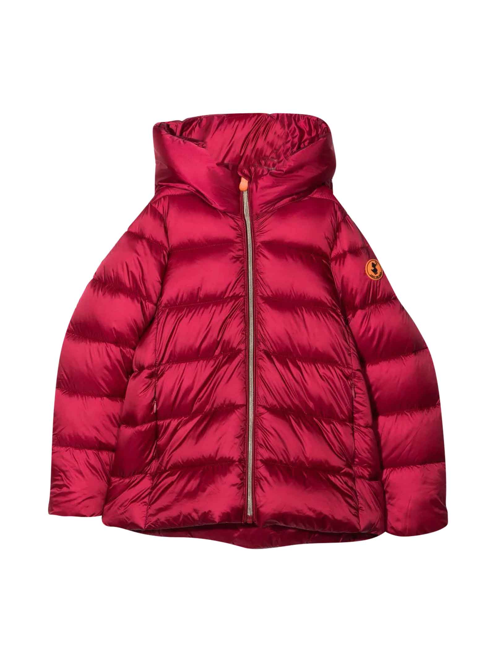 Save the Duck Kids Red Teen Down Jacket