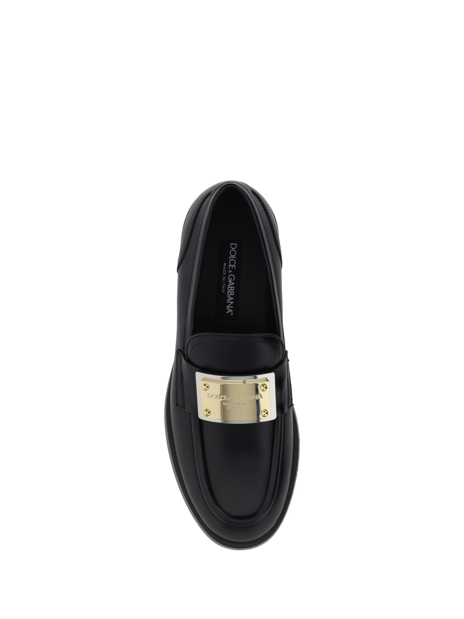 Shop Dolce & Gabbana Loafers In Black