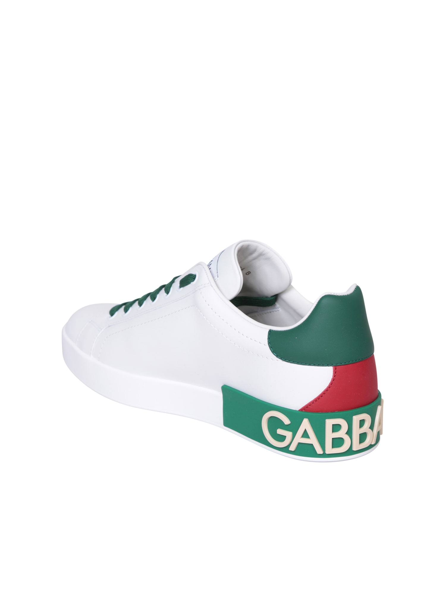 Shop Dolce & Gabbana Portafino White/ Multicolor Sneakers