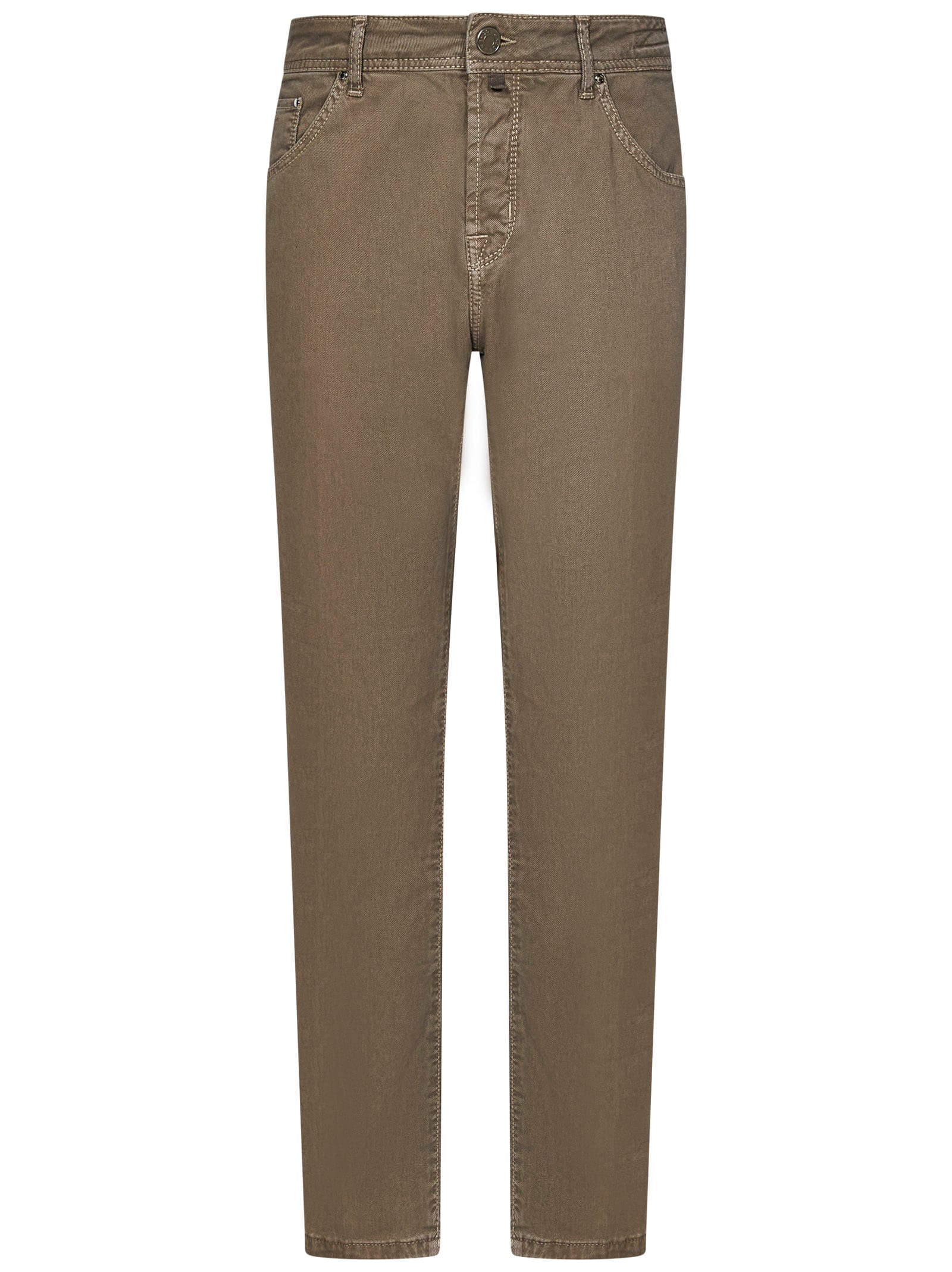 Shop Jacob Cohen Scott Jeans In Beige