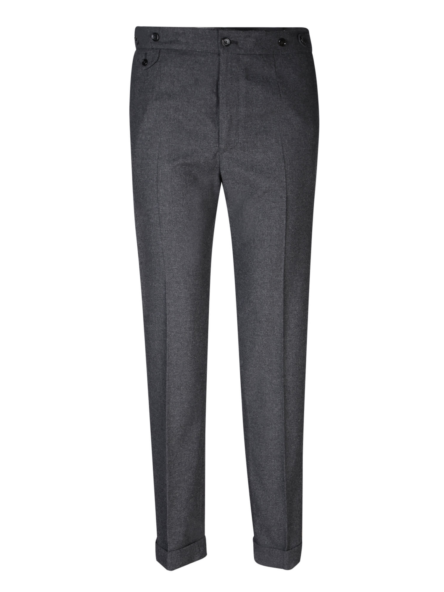 Dolce & Gabbana Re-edition Anthracite Gray Trousers In Grey