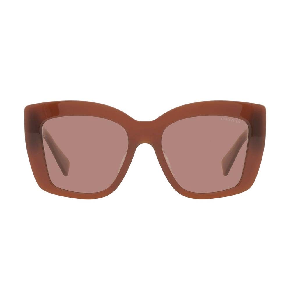 Miu Miu Sunglasses In Bordeaux/marrone