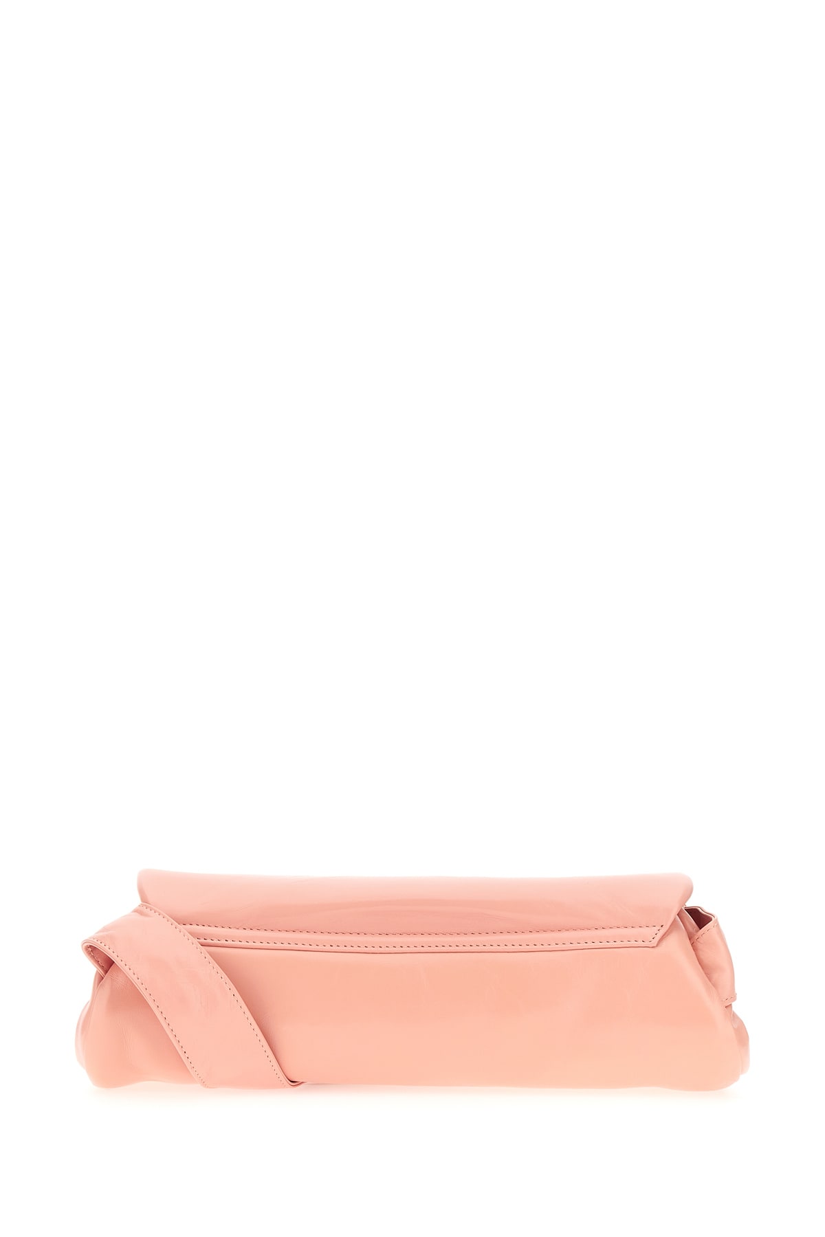 Shop Jil Sander Pink Nappa Leather Large Cannolo Crossbody Bag In 639