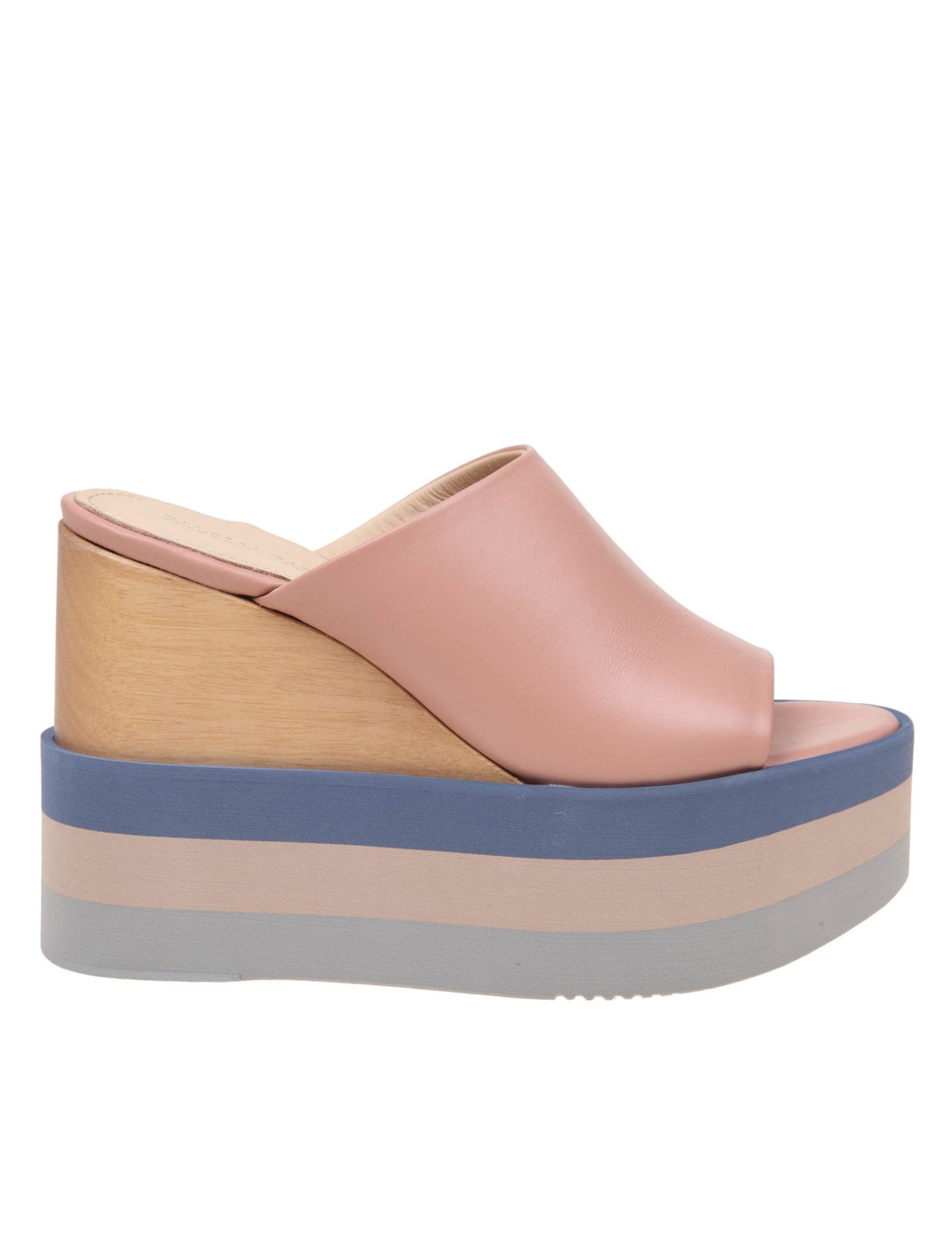 Shop Paloma Barceló Petra In Blash Color Leather In Blush