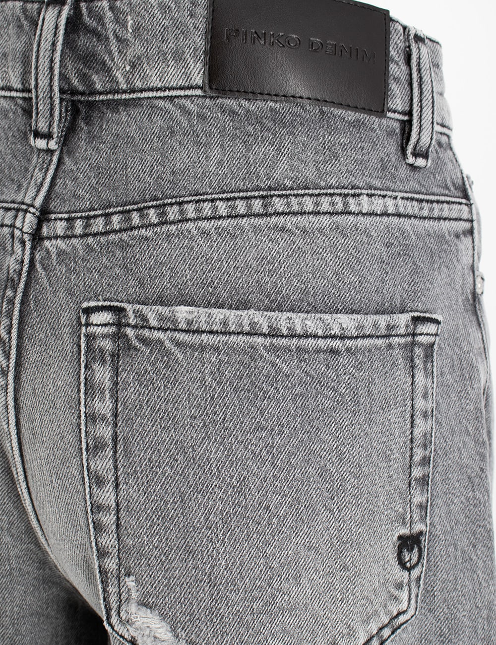Pinko Jeans In Lavaggio Light Grey