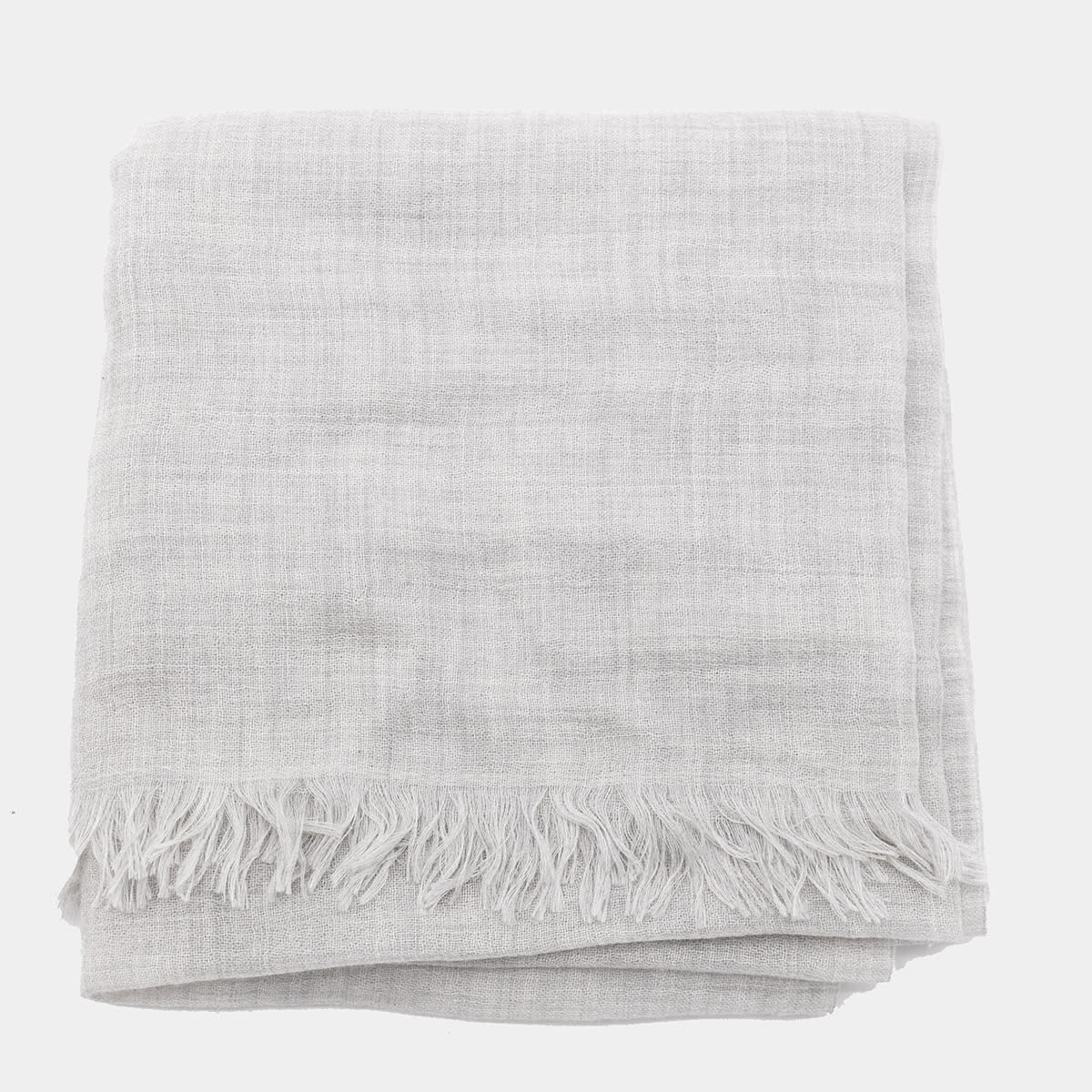 Shop Brunello Cucinelli Beige Silk Scarves In Ciottolo