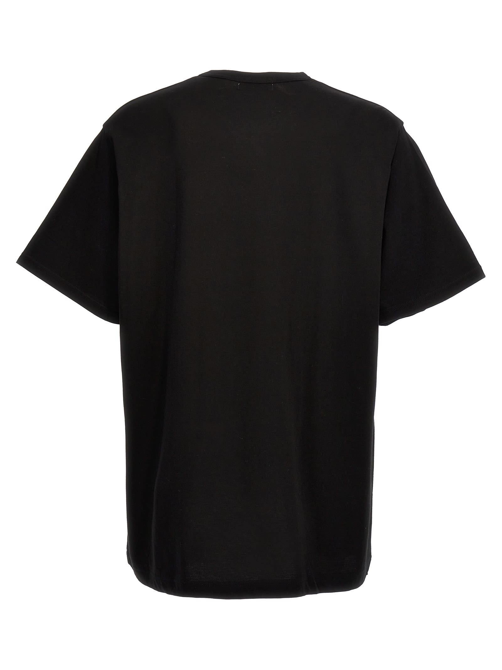 Shop Yohji Yamamoto Crew-neck T-shirt In Black