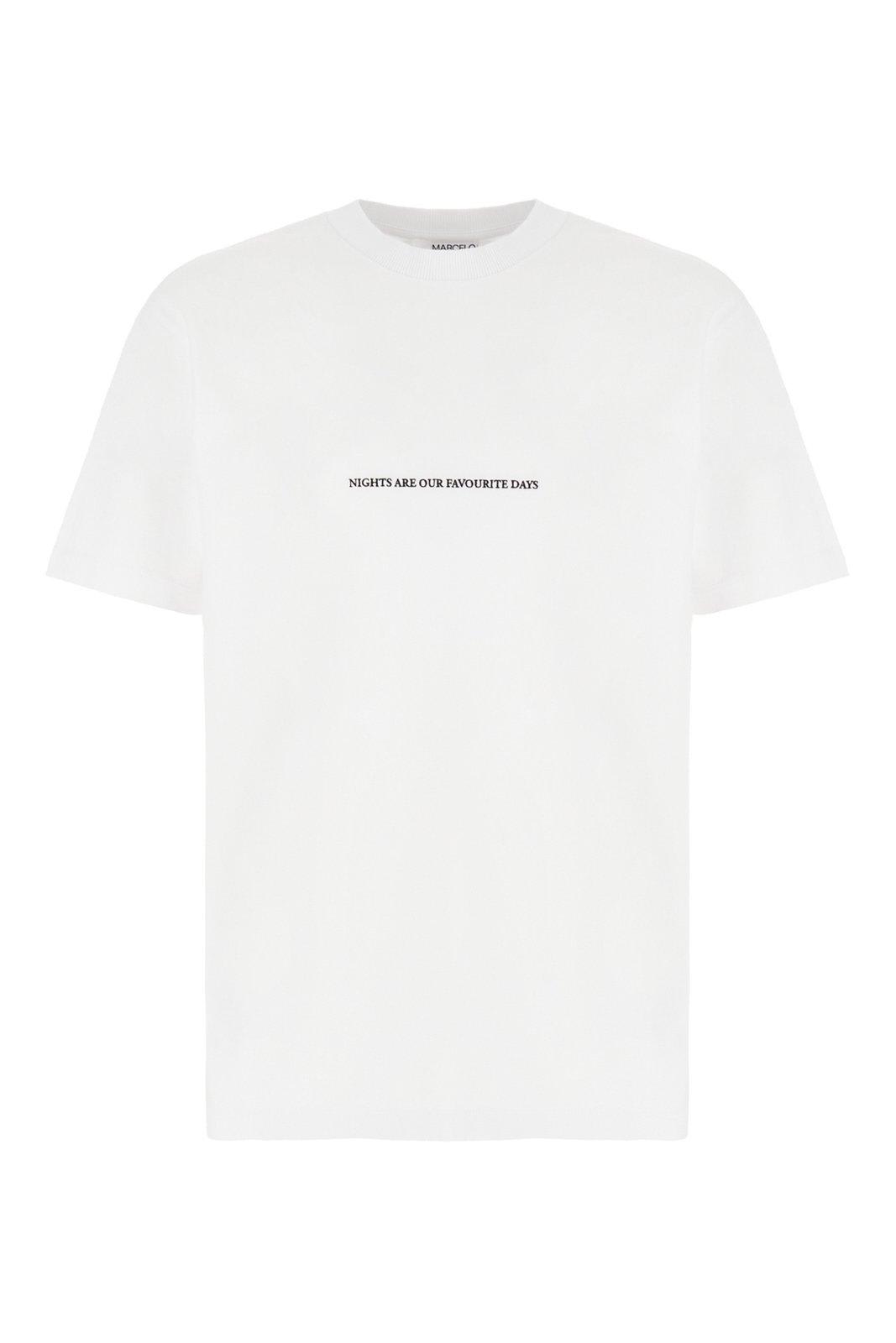 Marcelo Burlon County Of Milan Party Quote-print T-shirt In White
