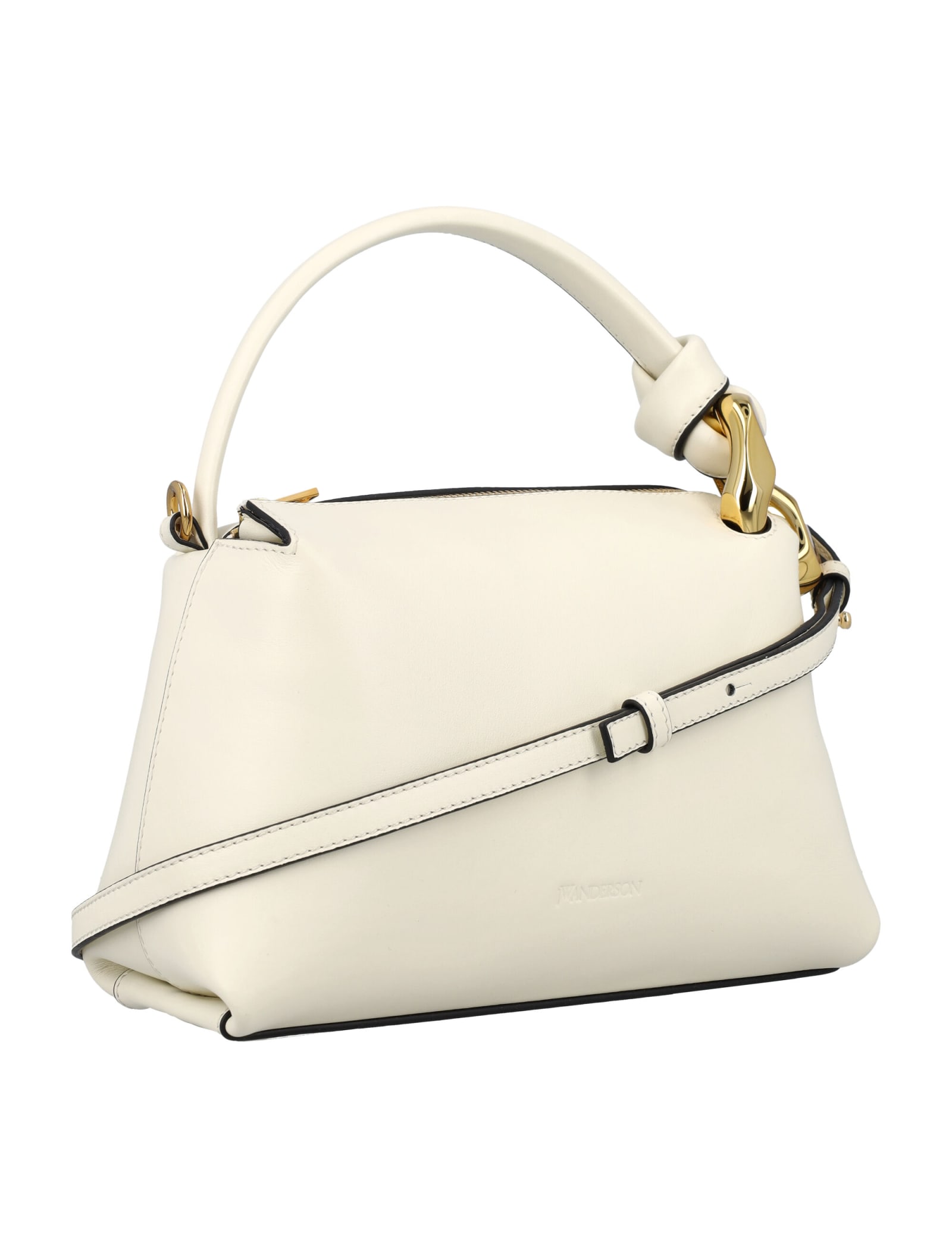 Shop Jw Anderson The Jwa Corner Bag Small In Off White